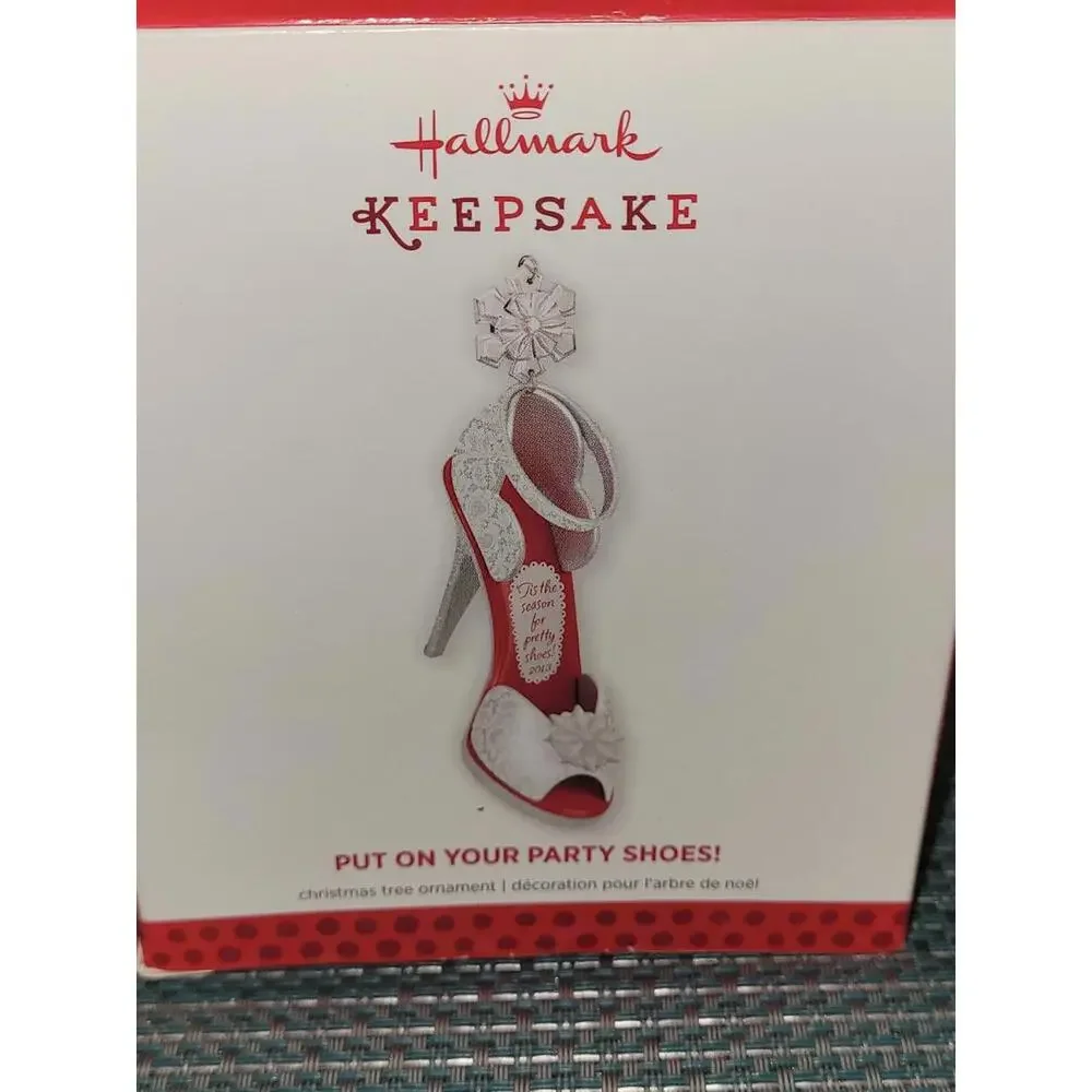 Hallmark Keepsake Christmas Ornament 2013 Put On Your Party Shoes - Picture 2 of 4